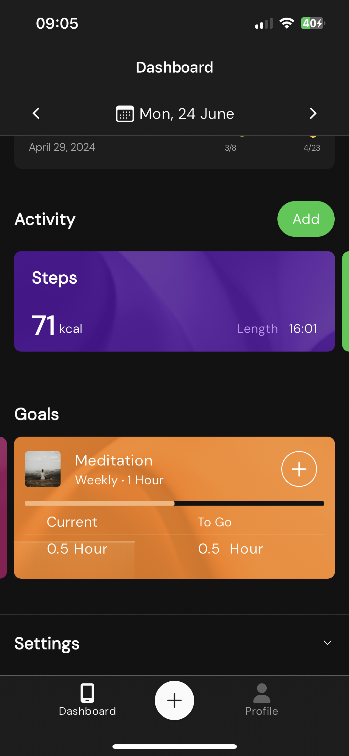 Create daily goals to keep your focus on the progress